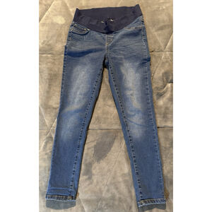 Planet Motherhood Women's Size M Maternity Skinny Stretch Mid Belly Denim Jeans